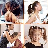 MOSTFUN 120 Pcs Hair Bobs Multicolor 2mm Elastic Hair Ties No Metal view 6