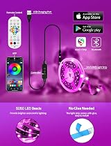 MATICOD LED TV Lights 32-43in RGB Backlight with Remote APP Control view 6