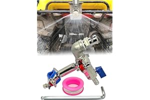 ANSHUNLIU Universal Boomless Sprayer Nozzle Kit for ATV/UTV, Stainless Steel Adjustable Spray Tip, Ideal for Farm, Lawn, Pasture Spraying