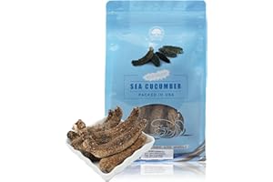 DABC OAK LAND DOL Wild Alaska Red Sea Cucumber 野生阿拉斯加紅海參 （Dried Sea Cucumber）- in Bag (Large 1lb/bag)