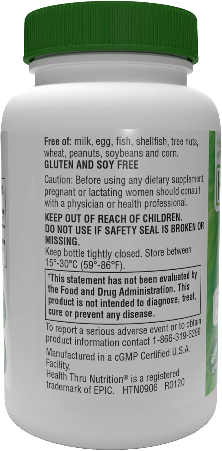Riboflavin B2 100mg 100 Vege-Capsules (Non-GMO & Gluten-Free) by Health Thru Nutrition (100) - Image 4