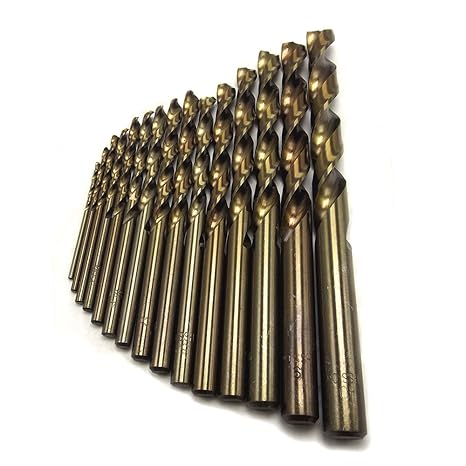 Generic 15PCS/Set Drill High Speed Steel Twist Drill Bits Woodwork Drilling Tools High speed steel + Cobalt Wood work Drilling Tools