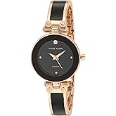 Anne Klein Women's Genuine Diamond Dial Bangle Watch