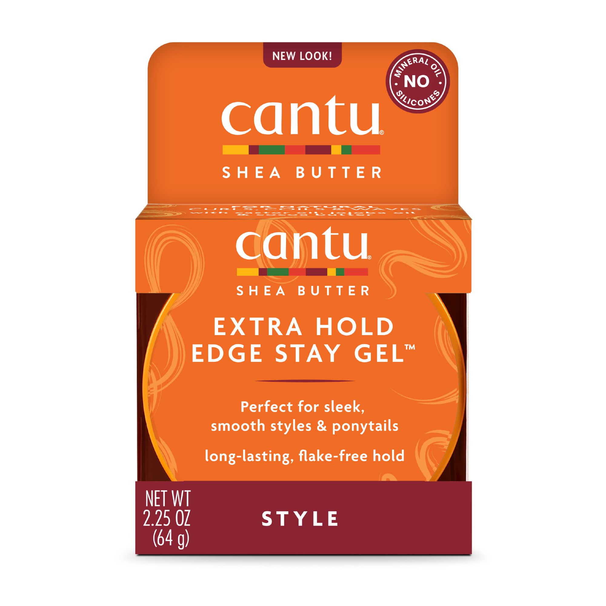 Cantu Shea Butter Extra Hold Edge Stay Gel 2.25 Ounce (66ml)