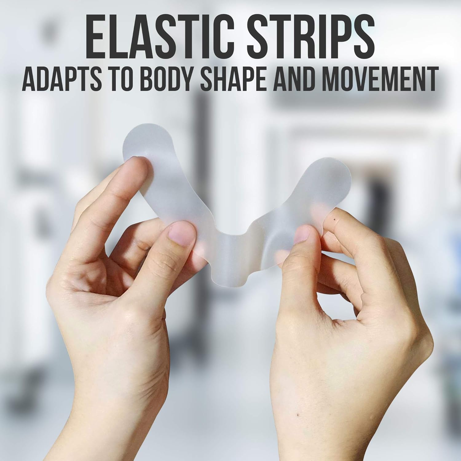 [Pack of 20] Ostomy Barrier Strips, 5.62” Elastic Barrier Strips for Colostomy Bags, Skin Barrier Strips Hydrocolloid Extenders for Ostomy Bag, Ostomy Supplies, Latex-Free, Waterproof and Moldable: Health & Personal Care