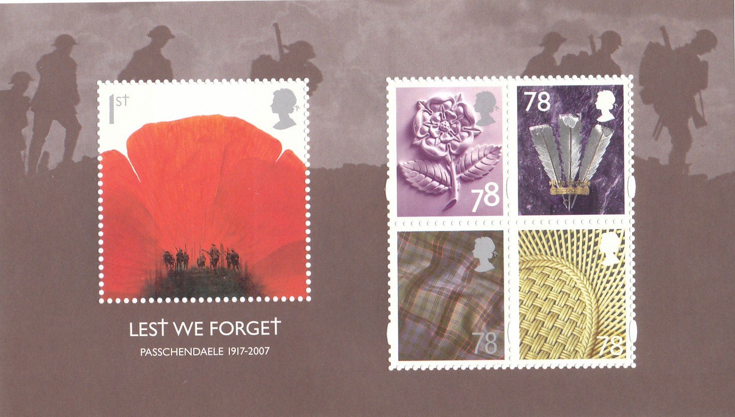 2007 LEST WE FORGET MINIATURE SHEET.
