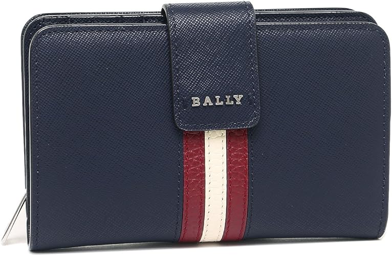 Amazon バリー 二つ折り財布 レディース Bally 625 137 50 ネイビー 並行輸入品 財布