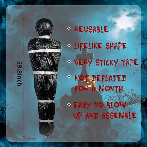 Scary Outdoor Halloween Decorations Holiday | Ananbros 5ft Hanging ...