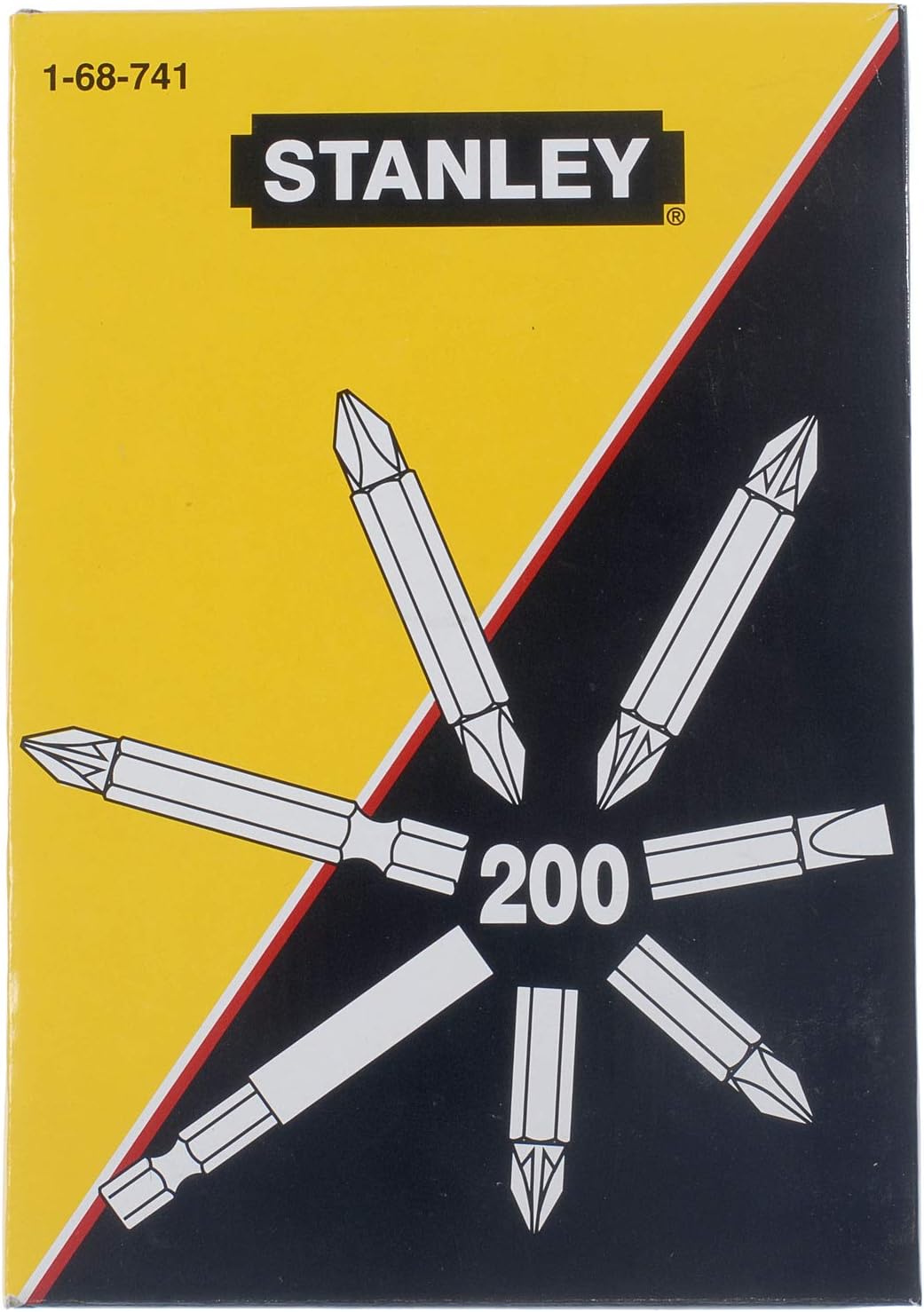 Stanley 168741 Insert Bits Assorted Tray 200 Pozi/Phillips/Slotted, Multicolored, Variety Pack - Image 3