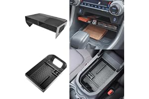 TACOBRO 2PCS Center Console Organizer Tray Compatible with Toyota RAV4 2025 2024 2023 2022 2021 2020 2019 and 2021-2024 2025 