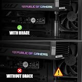 upHere GPU Support Bracket Adjustable Height Magnetic Anti-Sag 49-80mm GB49K view 3
