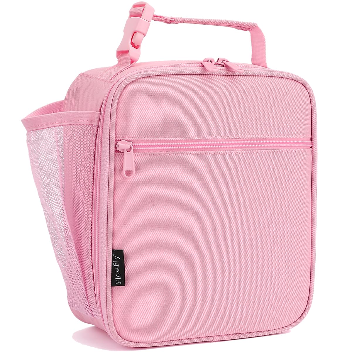 Photo 1 of FlowFly Kids Lunch box Insulated Soft Bag Mini Cooler Back to School Thermal Meal Tote Kit for Girls, Boys, Pink