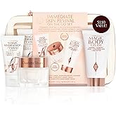 Charlotte Tilbury Immediate Skin Revival Mini Skin Care Set - Travel Size Skincare Kit with Glow Toner, Magic Serum & Magic Cream for a Healthy, Radiant Glow