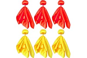 HIOHWEFH 6 Pcs Penalty Flag Football Flags, Challenge Flag, Referee Flag for Football, Lacrosse, & Flag Football Sports Fan for Football Games Party Accessory Referee Game Party(3 Red, 3 Yellow)