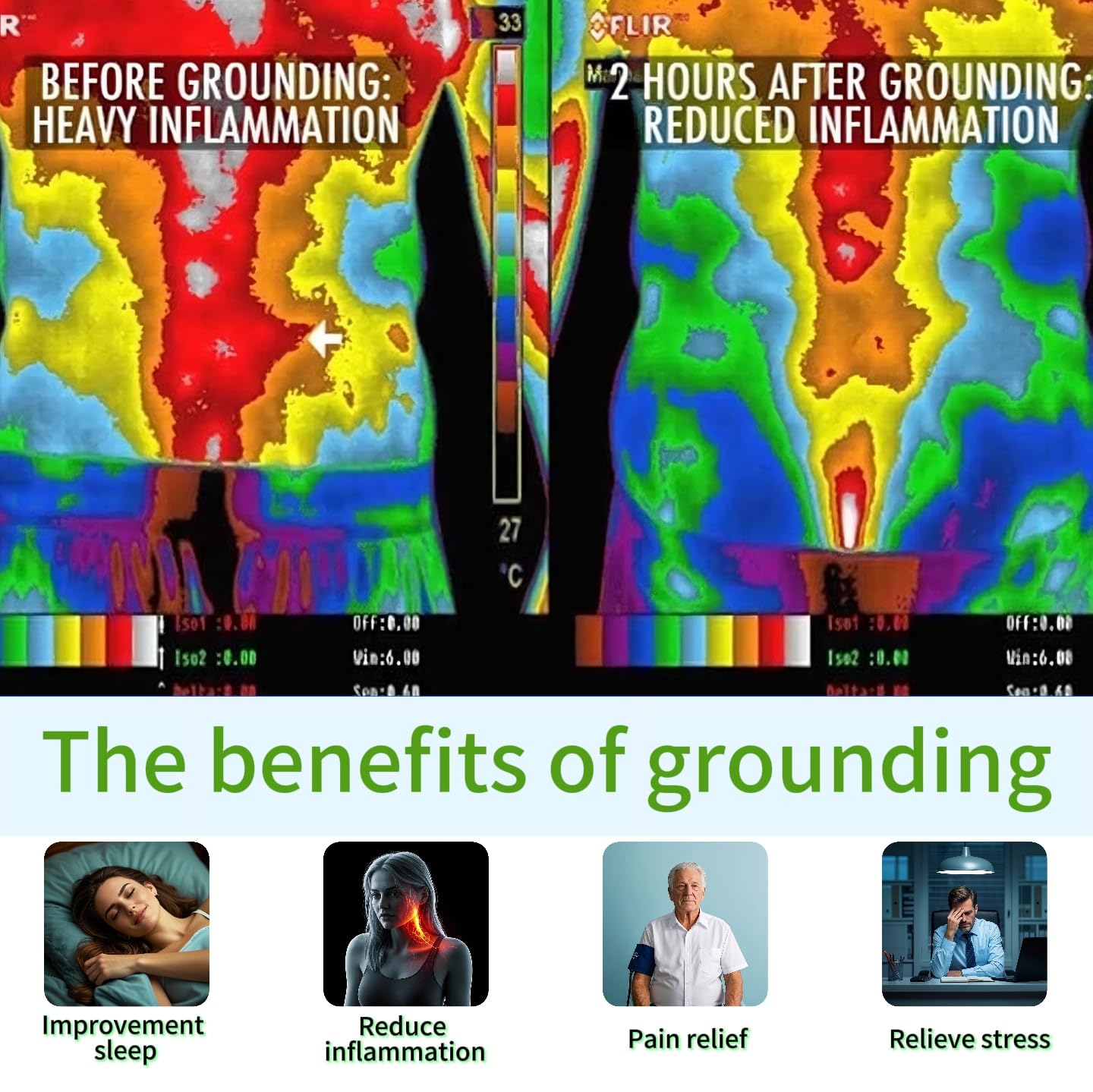 Condition photo showing New/Like New for nags® grounding pillowcase king size with 5% silver fiber 95% soft cotton pillow case improve sleep