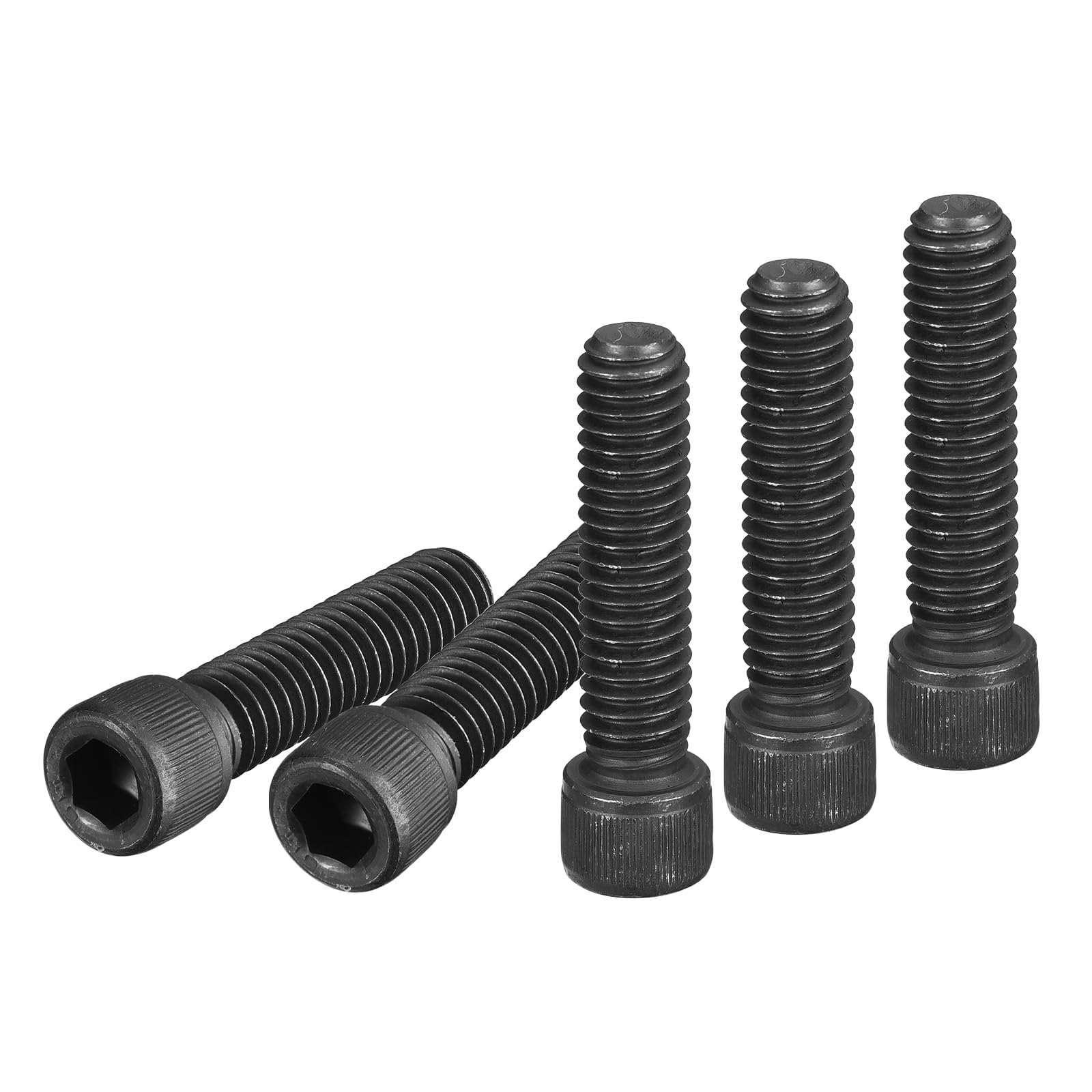 DTGN 5/16-18x1-1/4" Socket Head Cap Screws Bolts, 20Pcs 12.9 Grade Alloy Steel, Machine Hex Socket Screw, Hex Drive, Black Oxide Finish, UNC Coarse Thread Fully Threaded