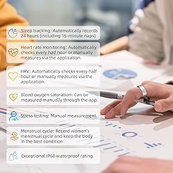 AMOVAN Smart Ring, Health Tracker for Monitor