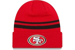 New Era Unisex-Adult NFL Official Sport Knit Classic Striped Knit Beanie Cold Weather Hat