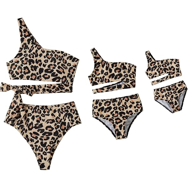Women's Cheetah Print Bikini Set - Underwire Padded Push Up Two-Piece Swimsuit For Beach & Pool