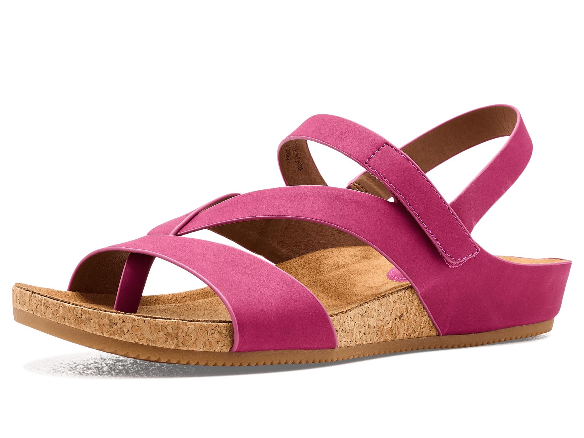 EuroSoft Women's Gianetta Flat Sandal, Magenta, 9 Image