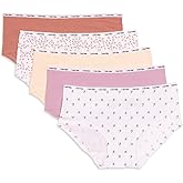 Calvin Klein Kids Girls' Modern Cotton Hipster Underwear 5-Pack