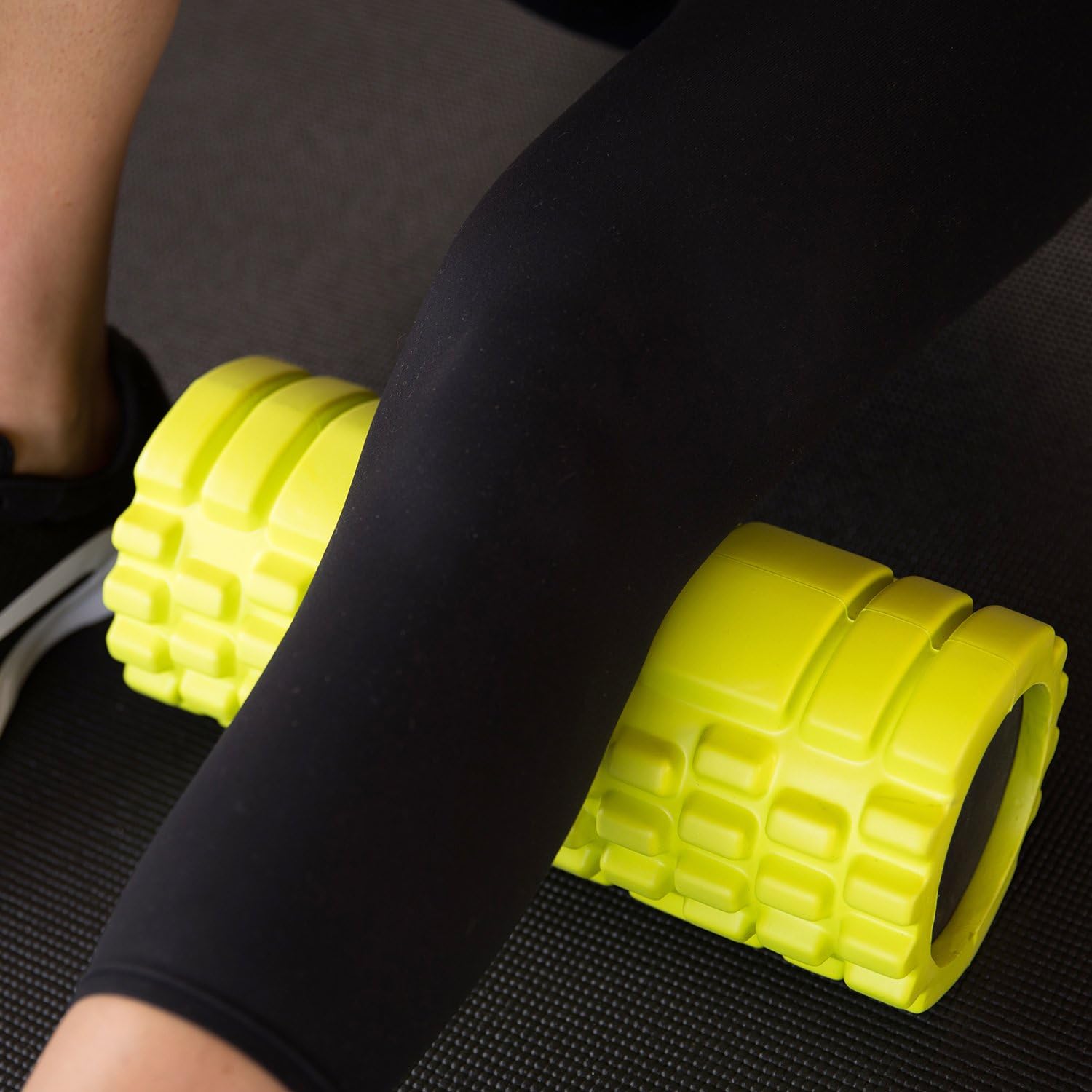 321 STRONG Foam Roller - Medium Density Deep Tissue Massager for Muscle Massage and Myofascial Trigger Point Release, with 4K eBook - Fluorescent Lime : Sports & Outdoors