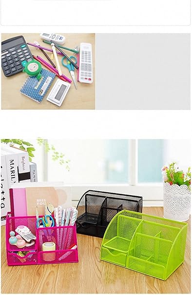 Amazon 新しいカラフルなホームオフィス学校メタルデスクトップストレージボックス収納ケース引き出しペンカードoffice Zakkaオーガナイザーひな形ホルダー 引き出し仕切り トレー 文房具 オフィス用品