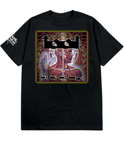 Tool Shaded Box Triple Face 2-Sided T-Shirt Black Small