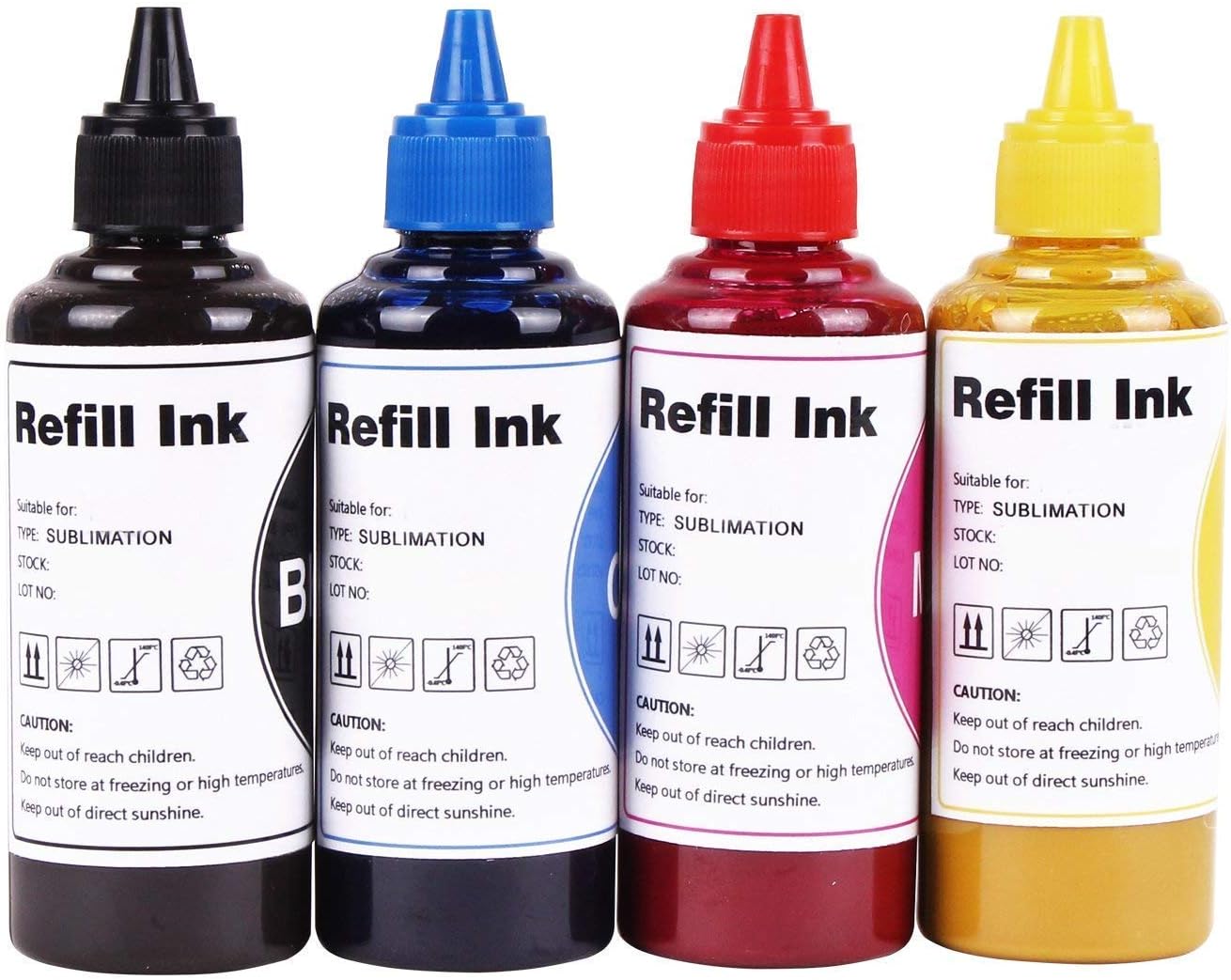 CoYlBod Compatible Dye Sublimation ink Replacement for C88 C88+ WF7710 WF7720 WF7610 WF7510 WF7010 WF3610 WF3540 WF2760 WF2630 CX3800 ET-2650 Heat Press Transfer on Mugs, Polyester Shirts