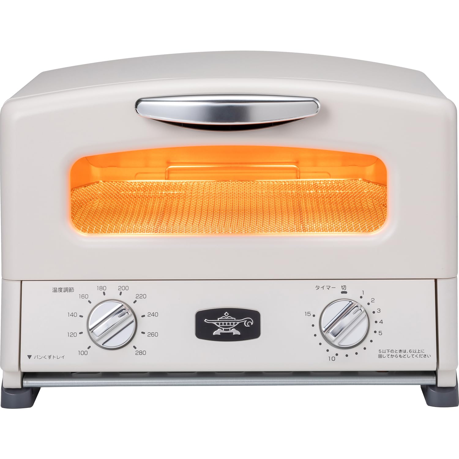 Aladdin (アラジン) グラファイト グリル & トースター 4枚焼き トースト パン (焼く/煮る/蒸す/炊く) タイマー機能 レシピブック グリルパン付き [遠赤グラファイト 搭載] ホワイト AGT-G13B(W)商品画像