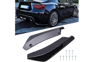 JMTBNO Universal Rear Bumper Lip Diffuser Splitter Canard Spoiler Compatible with Audi A3 A4 A5 A6 A7 B8 S3 Kia Optima K5 Forte Volkswagen VW Jetta Sedan