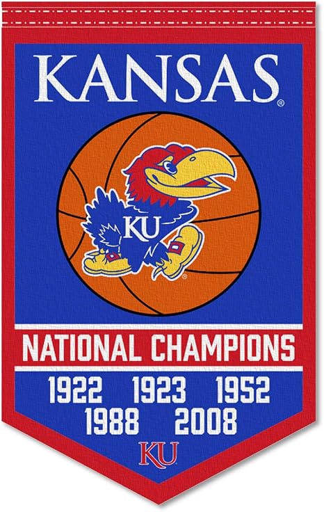 Amazon Com Kansas Jayhawks 5 Time Basketball National Champions