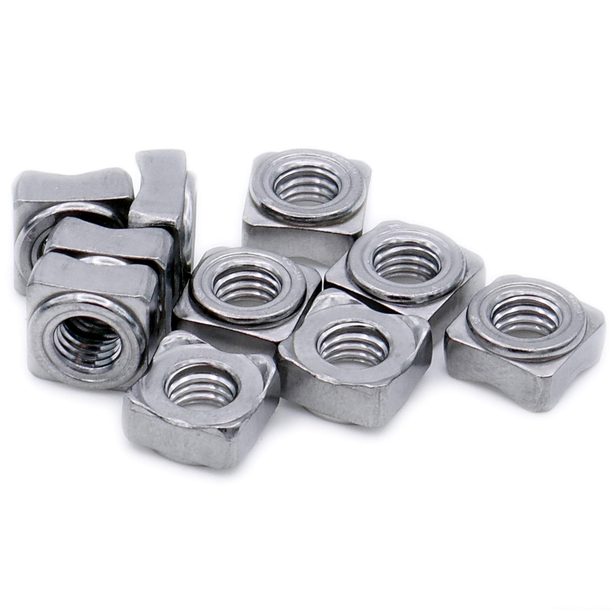 M5 (5mm) Weld Nut (Square) - Stainless Steel (A2) (Pack of 20)