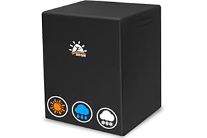 Zettum Air Conditioner Cover for Outside Units 36 Inch - 600D Air Conditioning AC Covers Waterproof, Outdoor Winter Cover for Central AC Condenser, Swamp Cooler, Pool Heater, Heat Pump, HVAC and More