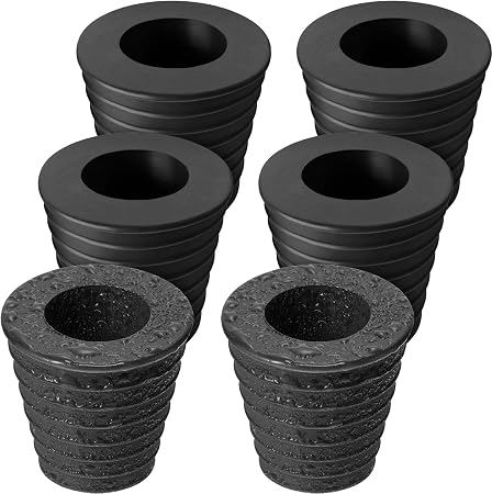 Amazon Com Pelopy Umbrella Cone Wedge Fits Umbrella Pole Diameter 1 5 Inch 38 Mm For Patio Table Hole Opening Or Parasol Base Stand 1 94 To 2 7 Inch 6 Black Garden Outdoor