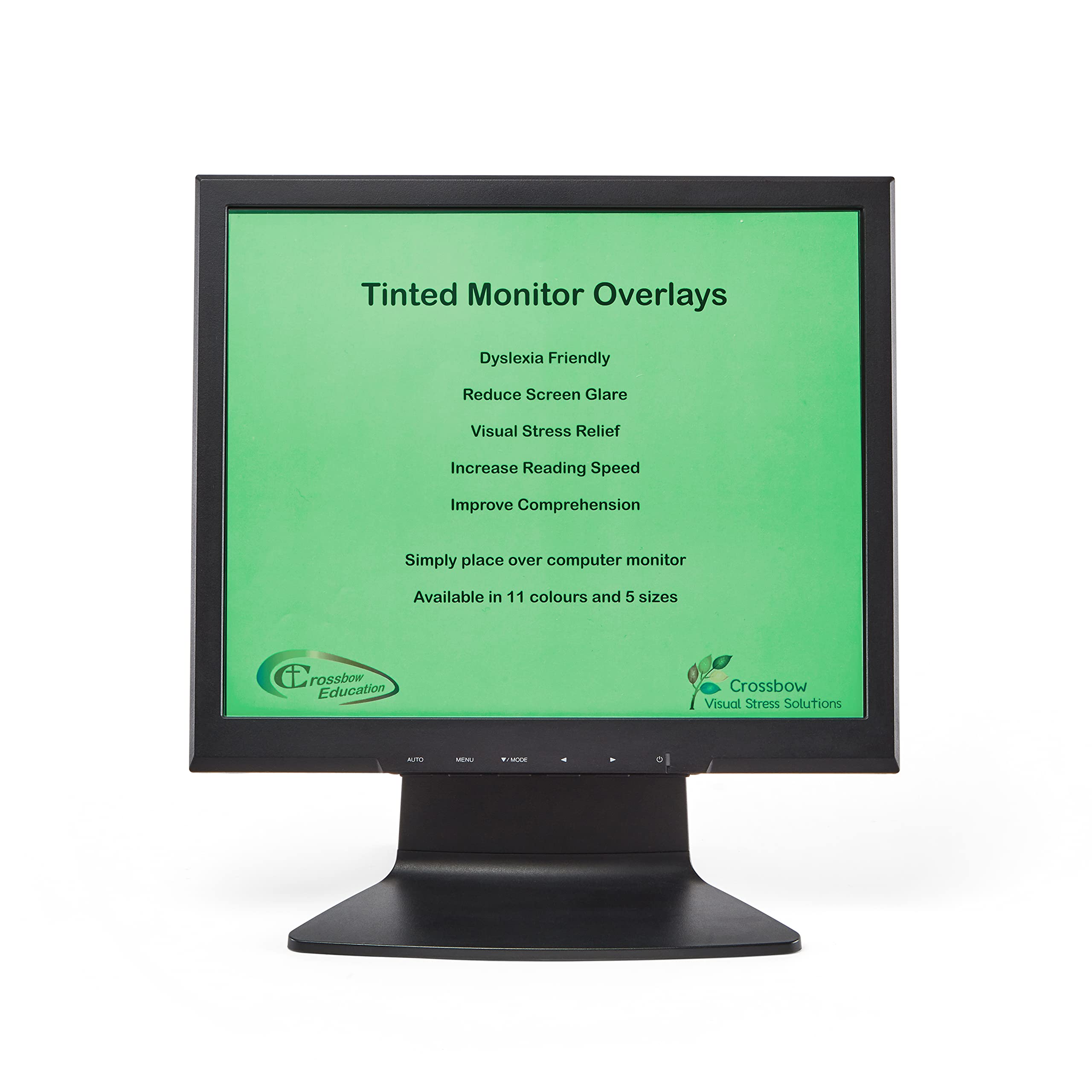 Crossbow Education: Monitor Overlay 19inch - Grass — image 1