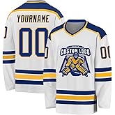 Custom Hockey Jersey Personalized Hockey Shirt Stitched Or Printed Name Number Logo Sports Practice Jersey for Men Women