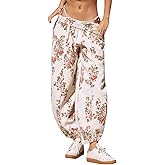 Ziesexy Leopard Pants Women Barrel Sweatpants Casual Baggy Cheetah Print Lounge Pants Drawstring Joggers Pant Trousers