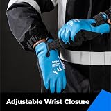 toolant 100% Waterproof Winter Gloves Touchscreen Thermal Insulated Blue Large view 6