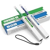 2-Pack Fiber Optic One-Click Cleaner Set 1.25mm LC/MU &amp; 2.5mm SC/FC/ST for Data Center &amp; FTTH