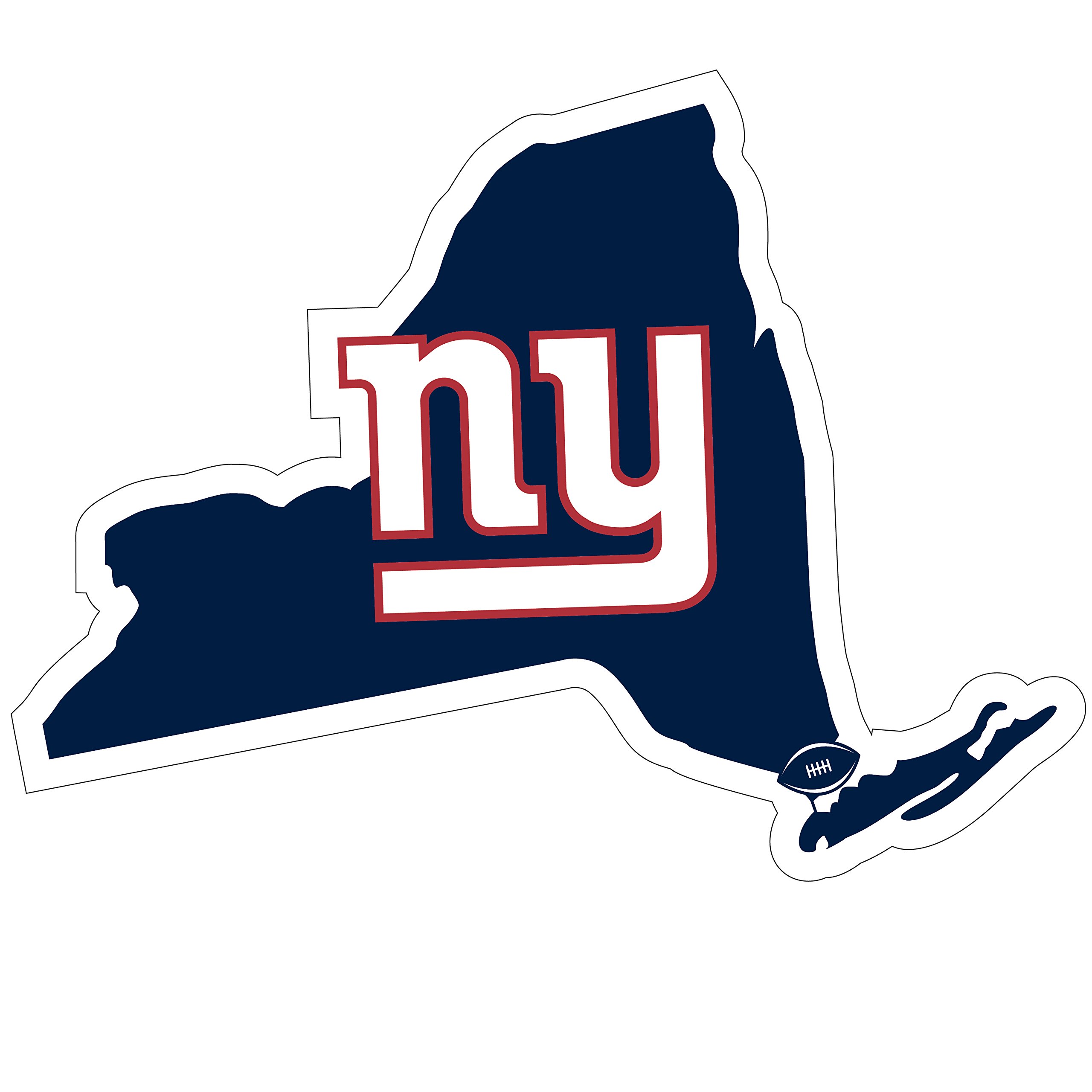NFL Siskiyou Sports Fan Shop New York Giants Home State 11 Inch Magnet One Size Team Color