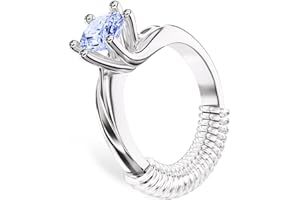 REIDEA Ring Adjuster, Invisible and Comfortable Non-Slip, Various Sizes to Fit Almost Rings (Not for Rings Wider Than 0.2 Inches/5 mm)