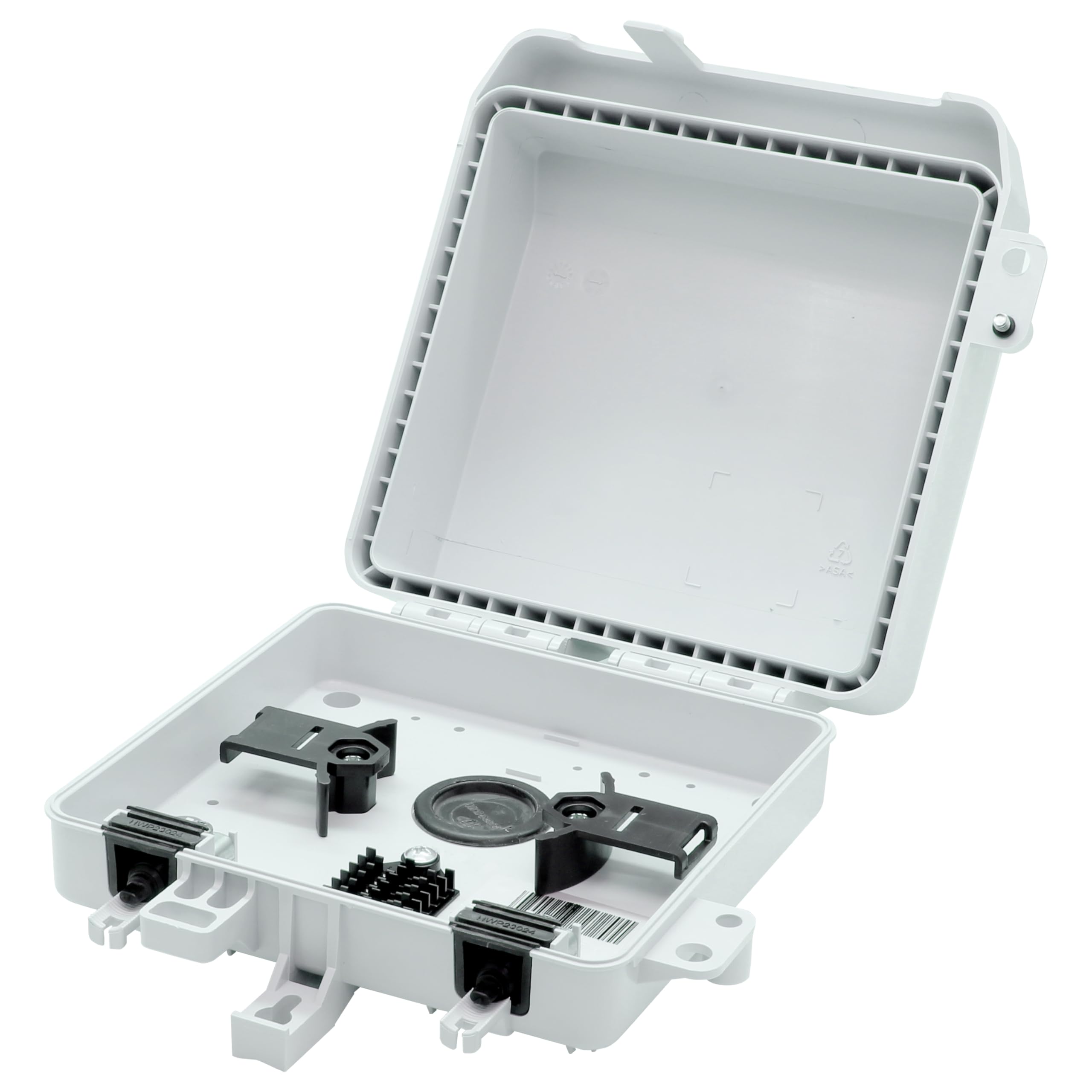 Photo 1 of SatelliteSale Demarcation Box Outdoor Fiber Optic Network Interface Device (NID), 12-Port FTTH/FTTP Enclosure, Wall-Mountable Termination Box for Telecom, Broadband, and Data Applications