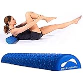 MELT Method 36 Inch Half Foam Roller for Back w/FasciaTherapy Technology - Low Density Soft Foam Roller for Physical Therapy - Half Round & Soft - Great for Pilates & Gentle Muscle Recovery