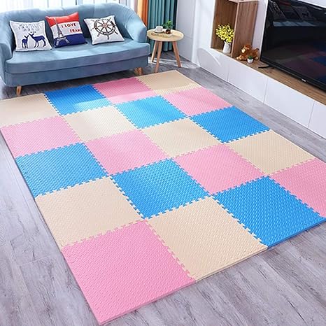 Amazon ジョイントマット 子供マット 大判 すべり止め 抗菌 タイルカーペット おしゃれ 北欧 洗える ペット キズ防止 転倒防止 カーペット 軽量 防音 自由に組み合わせ パズルマット ペットマット フロアマット ジョイントマット オンライン通販