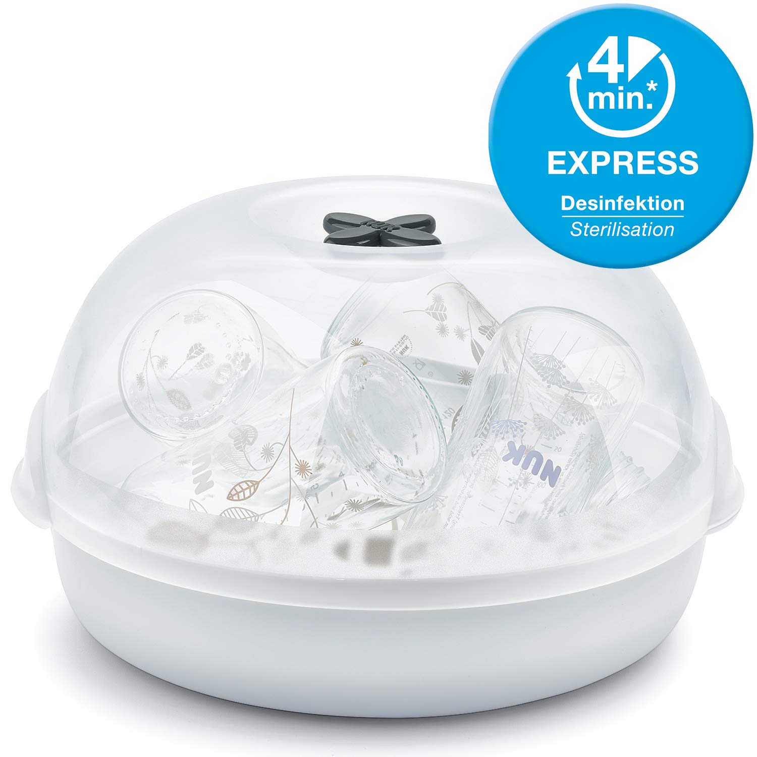 NUK Micro Express Plus Microwave Steam Baby Bottle Steriliser Amazon