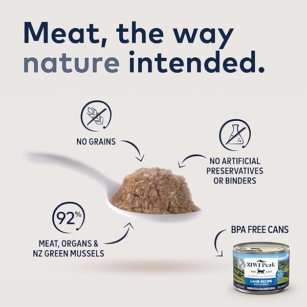 ZIWI PEAK WET CAT FOOD VARIETY PACK – VENISON, CHICKEN, AND LAMB, 6 PACK (3OZ EACH)