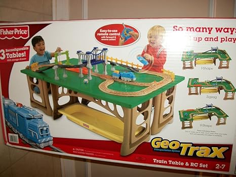 geotrax train table