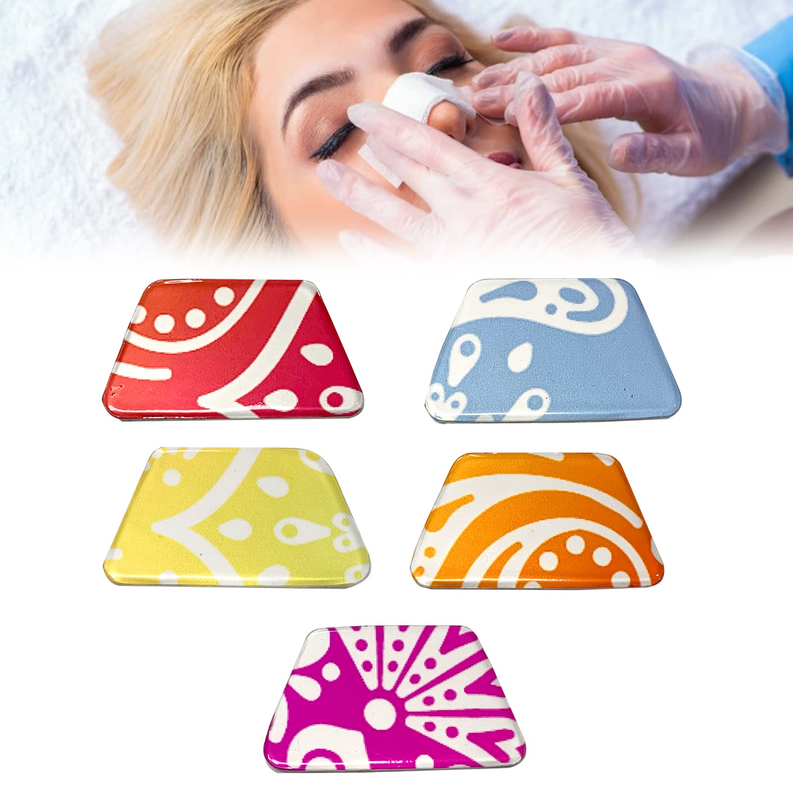 MENURSY Aluminum Nasal Splints - Rhinoplasty Septoplasty Sur-Gery Nose External Support Protector for Nose Brace Fracture, Orthopedic Immobilization, Pattern Random