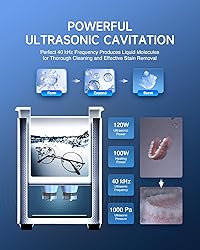 CREWORKS 3L Ultrasonic Cleaner, 0.8 gal Digital